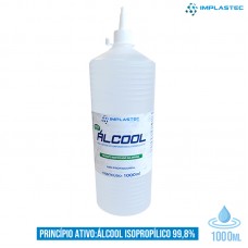 Álcool para Limpeza de Componentes Eletrônicos e PCI Implastec 1000ml